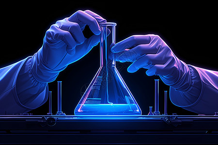 實驗儀器插畫 科學(xué)與藝術(shù)的交匯